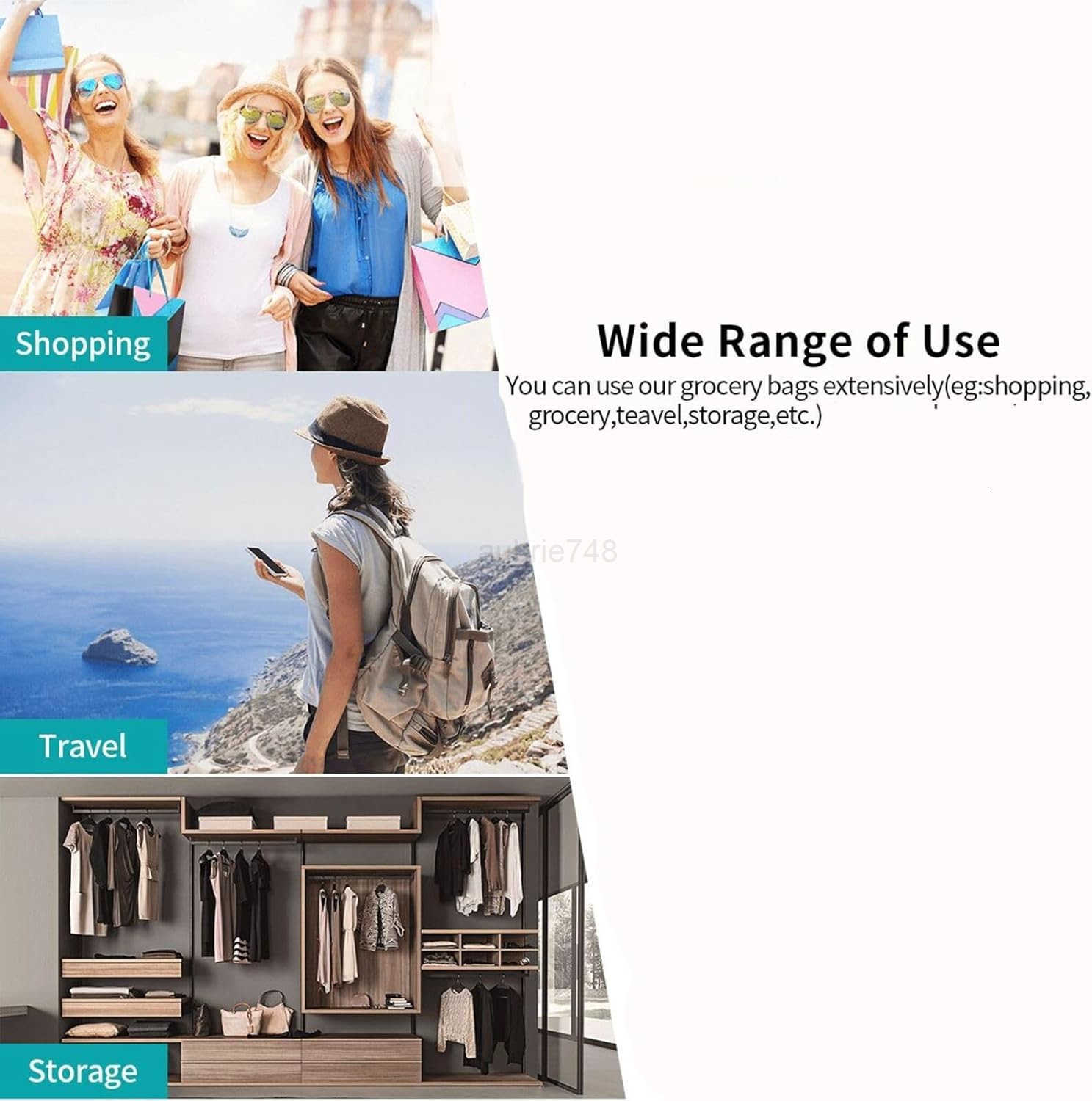 Cute Flag Tote Bag for Women and Men Reusable Shoulder Bags for Gym Shopping BeachTravel M250904