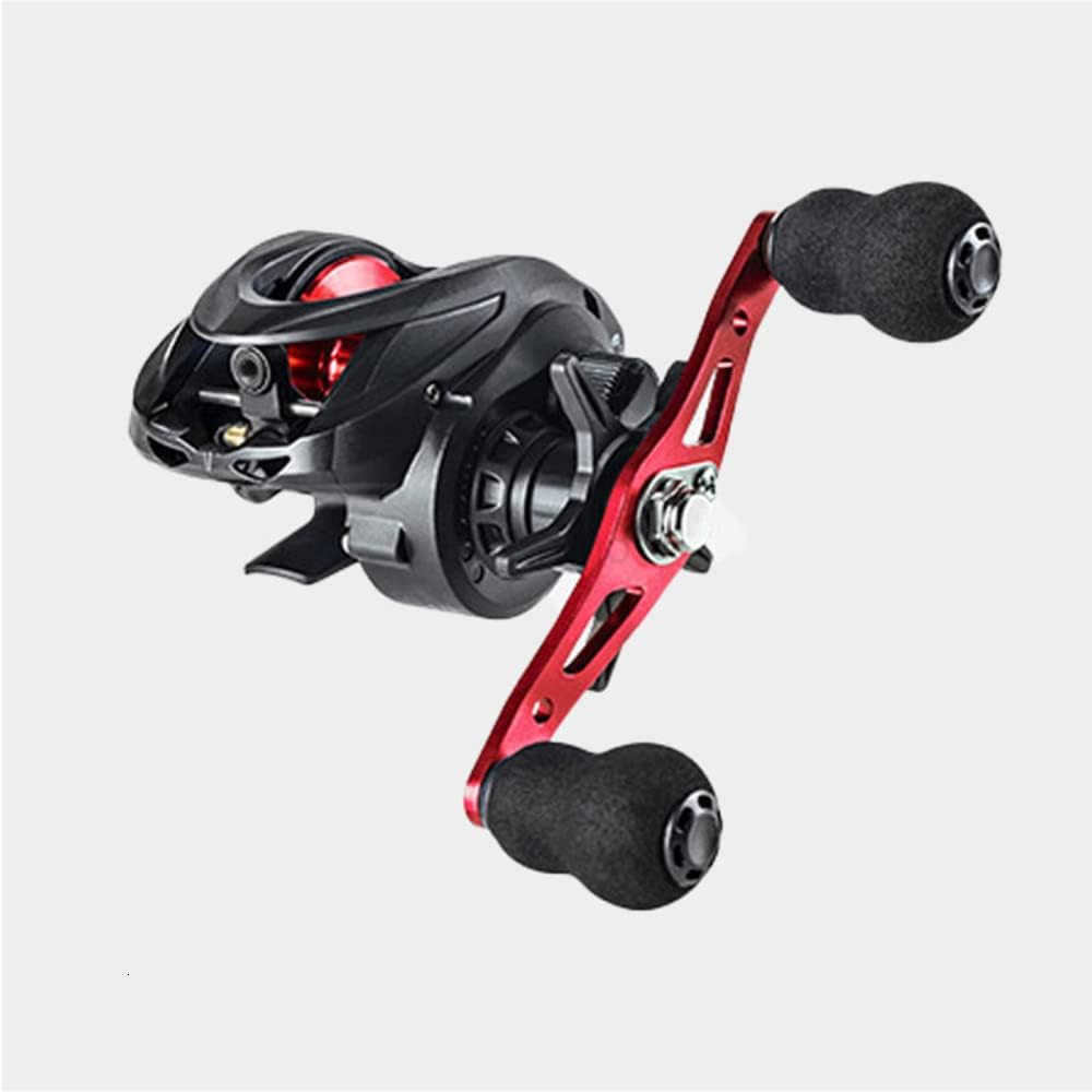 Baitcaster Fishing Reel Long Casting Metal Fishing Baitcasting Reel AC2000 red Left Hand W250904
