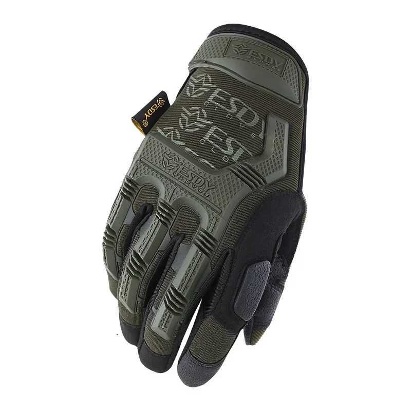 Outdoor Hard Knuck Protection Tactical Gloves Climbing Hunting Hiking Glove Sports Riding Shooting Full Finger GloveXJ250904
