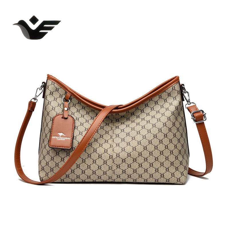 Feiyan Free Shipping New Designer Bag Luxury Shopping Bag Large Capacity Retro Tote Bag For Women 2025 New Vintage Floral Women's Bag Casual Hand
