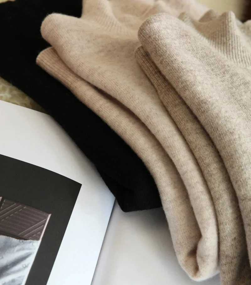 Autumn Winter chic Bottom Sweaters Women Fashion Turtleneck Pullover Slim Long Sleeve Knitted Jumpers Soft Warm Pull Femme Top M250903