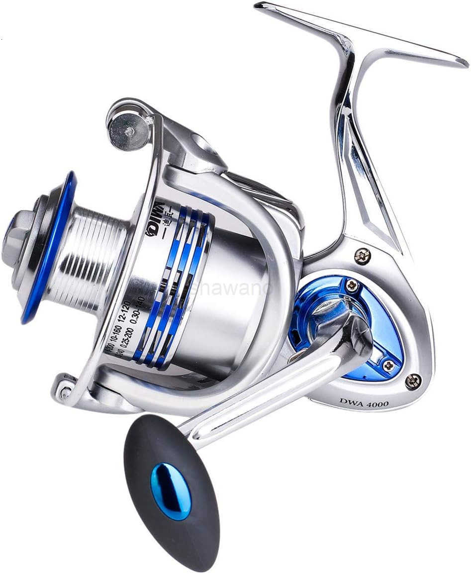Spinning Fishing Reels for Saltwater Freshwater 3000 4000 5000 6000 7000 Spools Ultra Smooth Ultralight Powerful Trout Bass Carp Gear Stainless Ball B