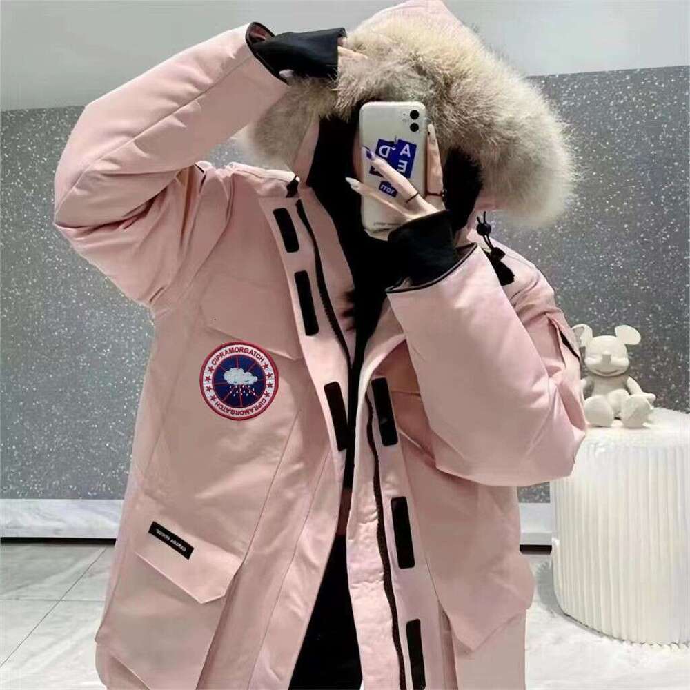 Winter New Fashion Hooded Down Padded Jacket Women's Thickening Winter Outdoor Snow Jacket Couple Tooling Jacket Coat