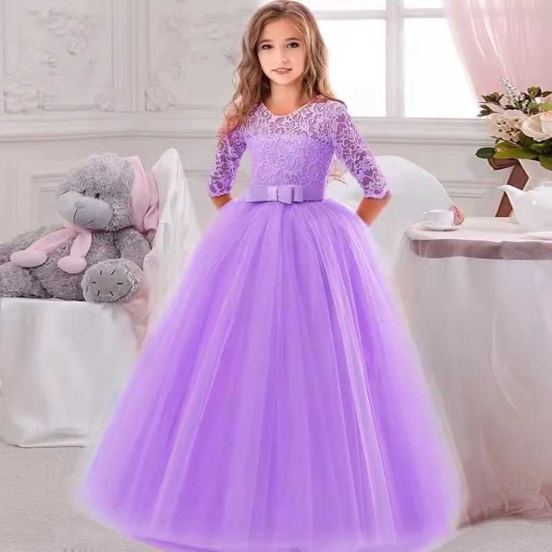 Baby Girl Princess Dress for Party Ball Gown Wedding White Dresses Kids Christmas Bridesmaid Costume Girl Birthday Party Dress Z250904