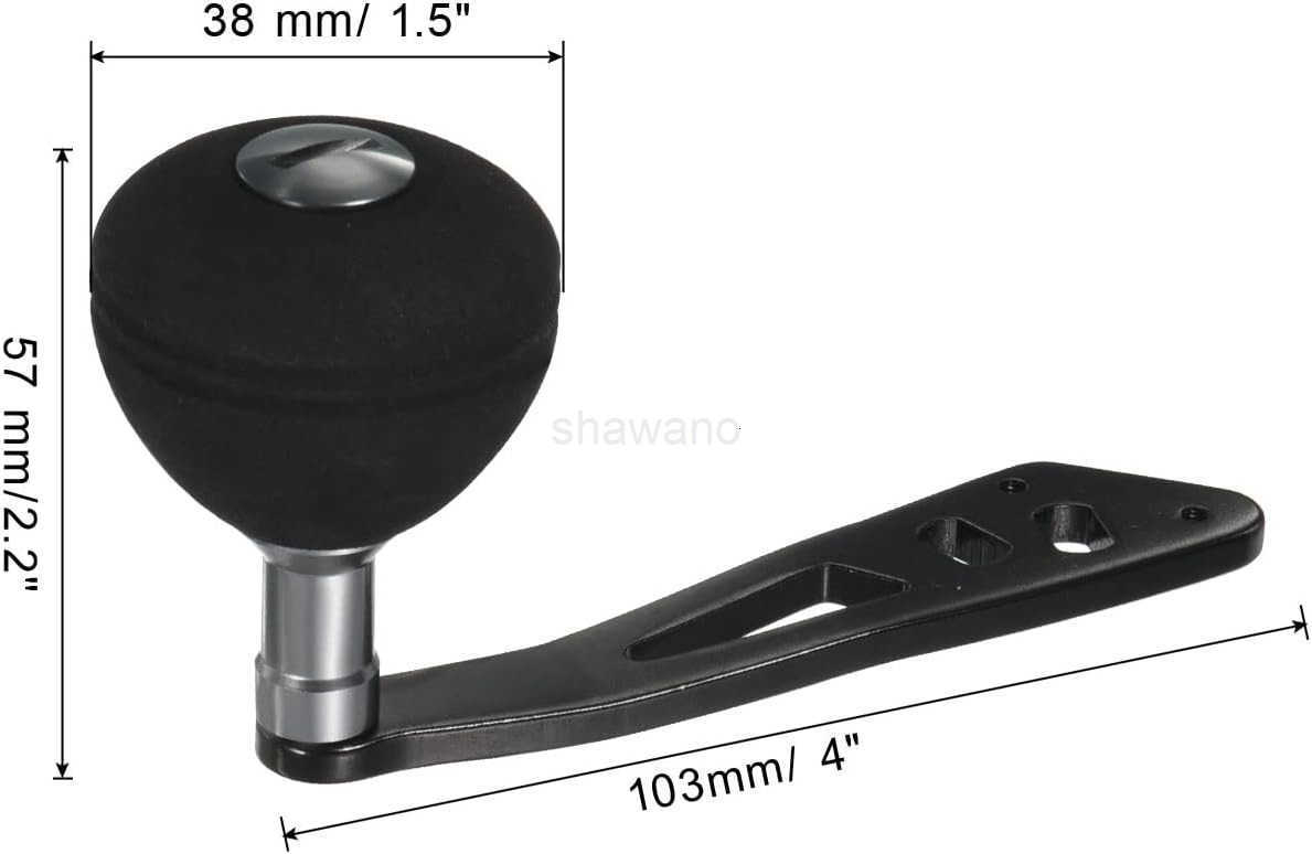 Power Handle Metal Fishing Reel Handle EVA Knob Grip Replacement Parts for Rocker Arm Accessories W250904