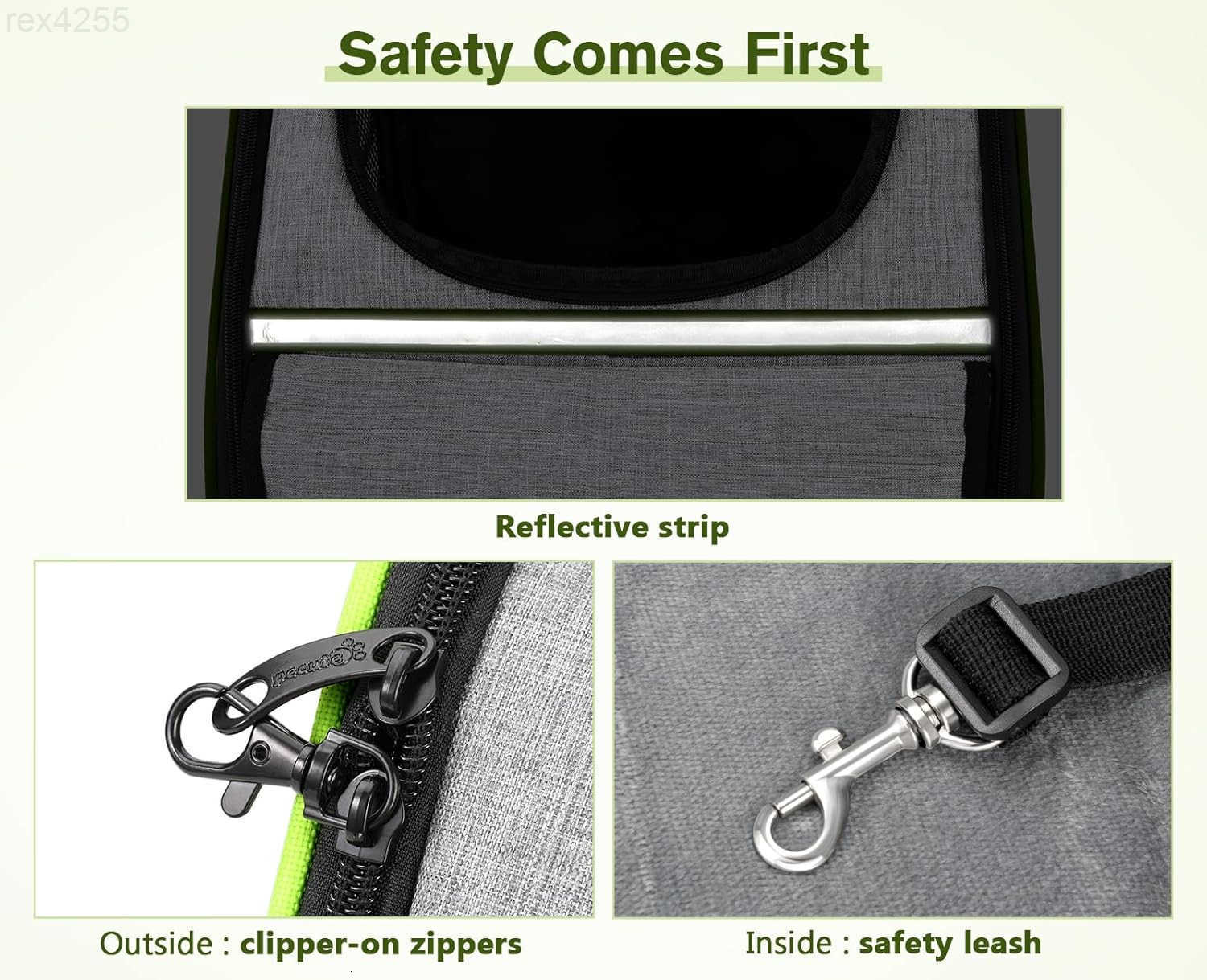 Cat Backpack Carrier for Travel Hiking Breathable Pet Carrier Backpack with Storage Pockets Small Dog Carrier Bag for Outdoor Walking Bike Riding Vet 