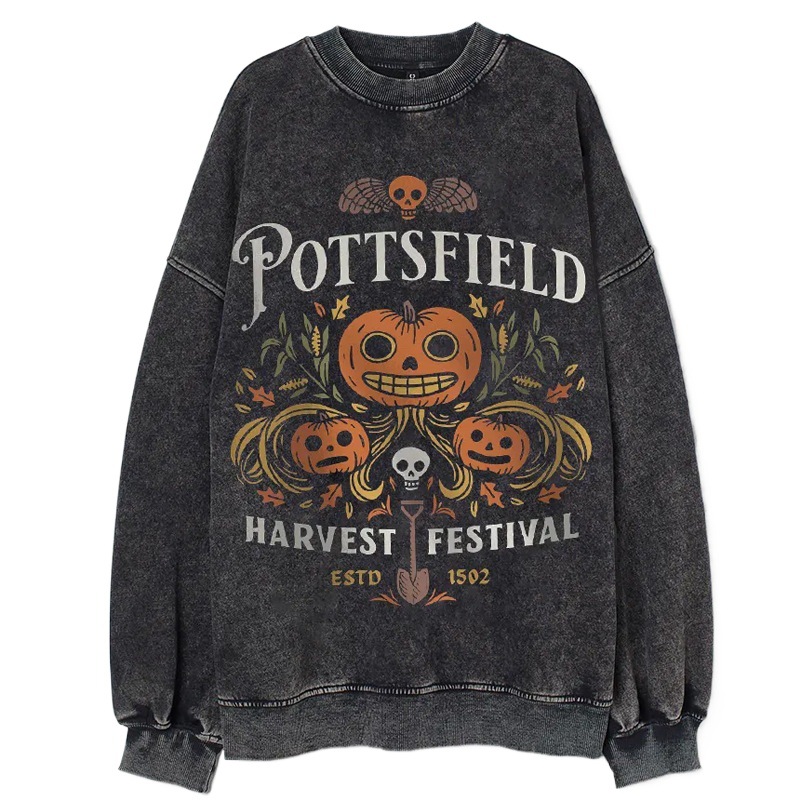 Trendy Darkwash Theme Street Wear Hoodie Featuring Eye-Catching Design - TT8108