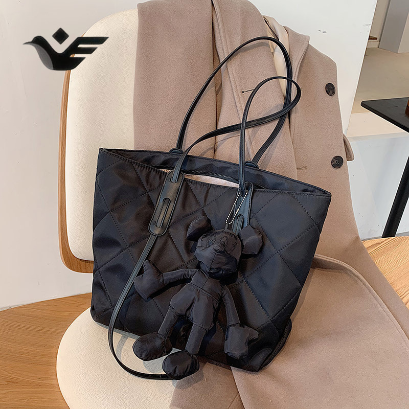 Feiyan Free Shipping New Designer Bag Luxury Shopping Bag Fashion Women's Tote Bag Single Shoulder Bag Stylish Quilted Shopping