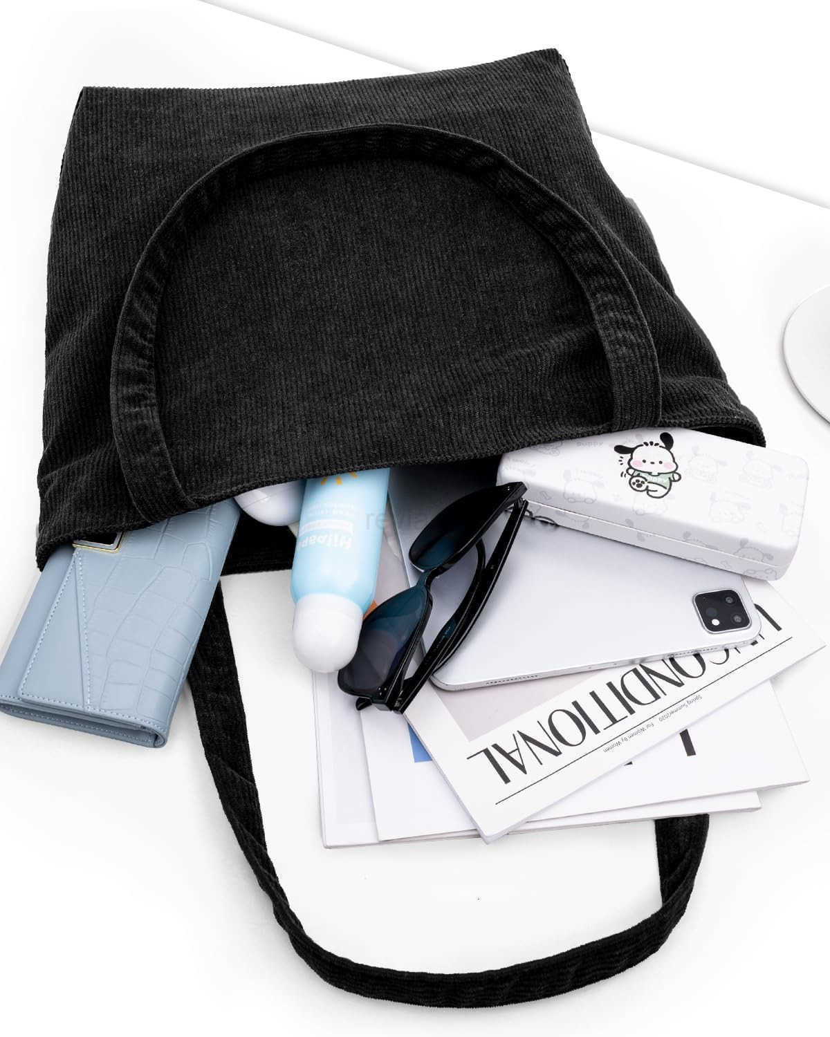 Tote Bag for WomenHobo HandBags with ZipperLarge Capacity Casual Shoulder Handbags with Inner PocketsW250904