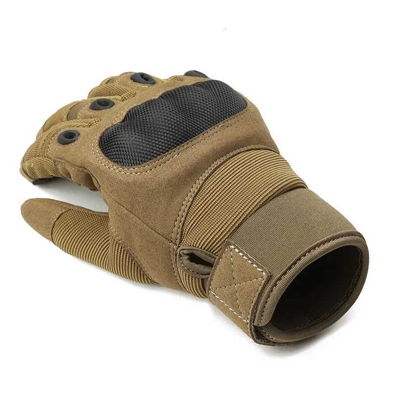 ersongear Tactical Full Finger Combat Gloves Hand Protective Gear Handwear Hunting Milsim Hiking Sports Outdoor Climbing CBXJ250904