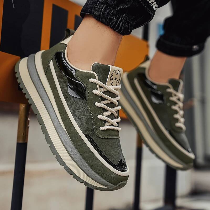 Sneakers Casual Fashion Outdoor Sports Runner Tenis Trainer Leather Running Breathable Men Shoes ddmysaturn