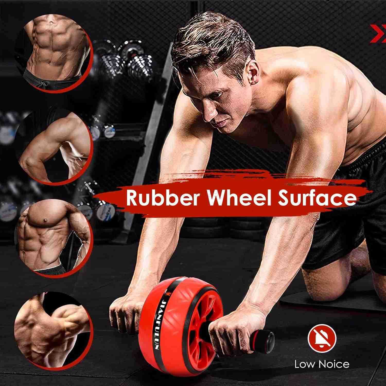 Ab Roller for Abs Workout Ab Roller Wheel Exercise Equipment for Core Workout Ab Wheel Roller for Home Gym Ab Workout Equipment for Abdominal Exercise