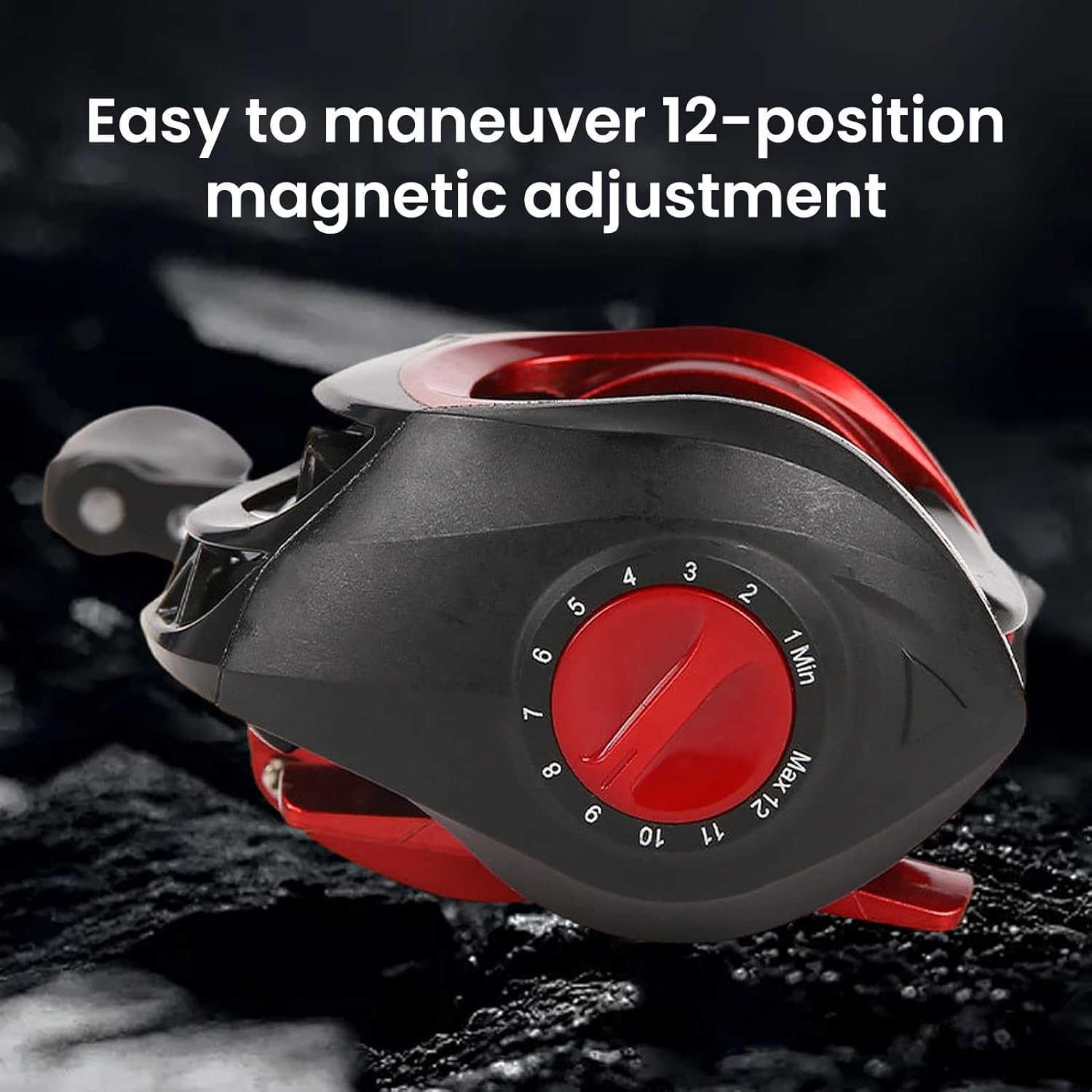 Fishing Reels Baitcasting Reel Reinforced Metal Long Cast Powerful Smooth Baitcaster Fishing Reel for Inshore Saltwater Fishing W250904