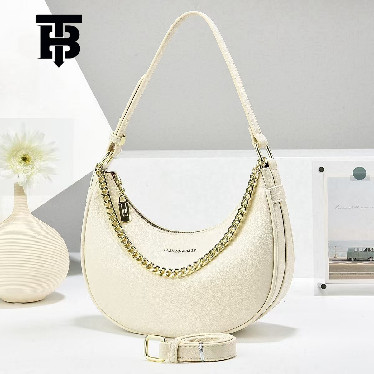 TB BHULAMTE Foreign Trade Manufacturer Direct Sale Elegant Simple Fashion Trendy Niche Dumpling Designer s bag Bag Large Capacity Trendy Personality W