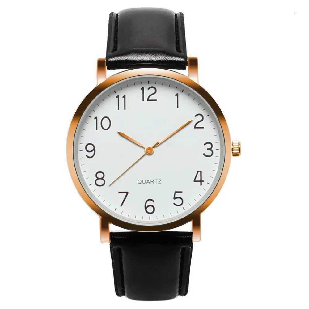 New In Quartz Wristwatches For Men Simple Business Fashion Leather Quartz Wrist Watch Business Quartz Wristwatch Reloj Mujer X250904