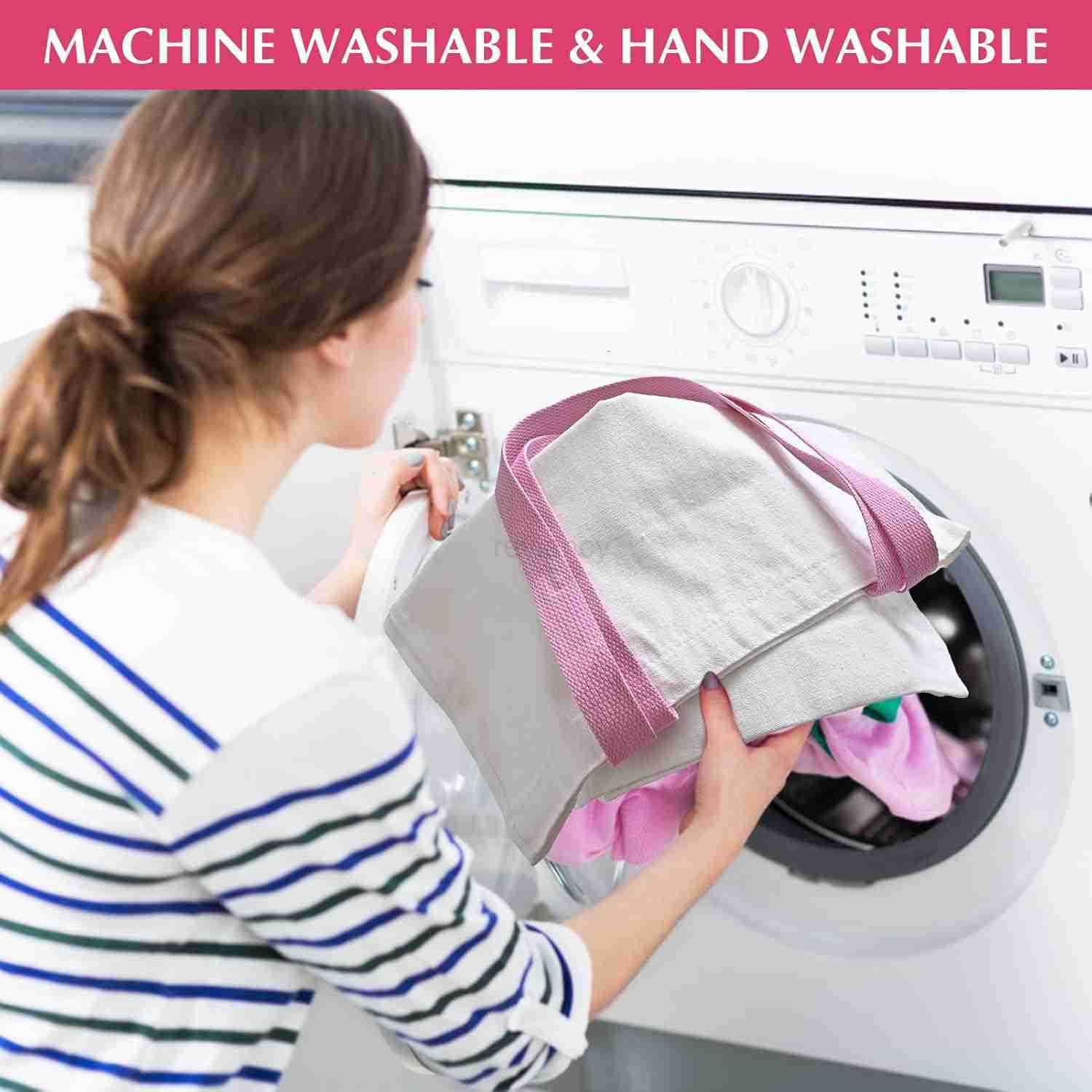 20 Pack Sublimation Blanks Tote Bags MAFYE Reusable Grocery Bags DIY Heat Transfer Canvas Tote Bags Cosmetic Makeup Bags Shopping Bags WCustomized Col