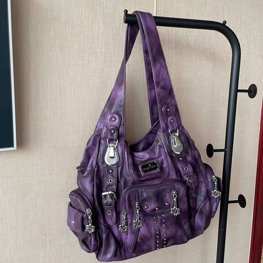 Women Handbags Vintage Bags Fashion PU Handbag Female Satchel Big Shoulder Purse Bag Bolsa Feminina