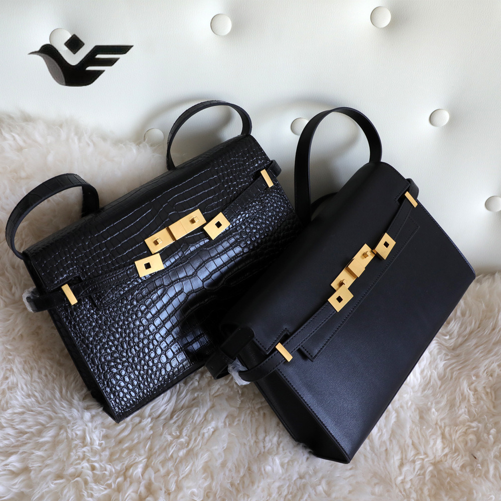 Feiyan Free Shipping New Designer Bag Luxury Shopping Bag Trendy Manhattan Women Bag Genuine Leather Kelly Bag Versatile Messenger Bag Shoulder