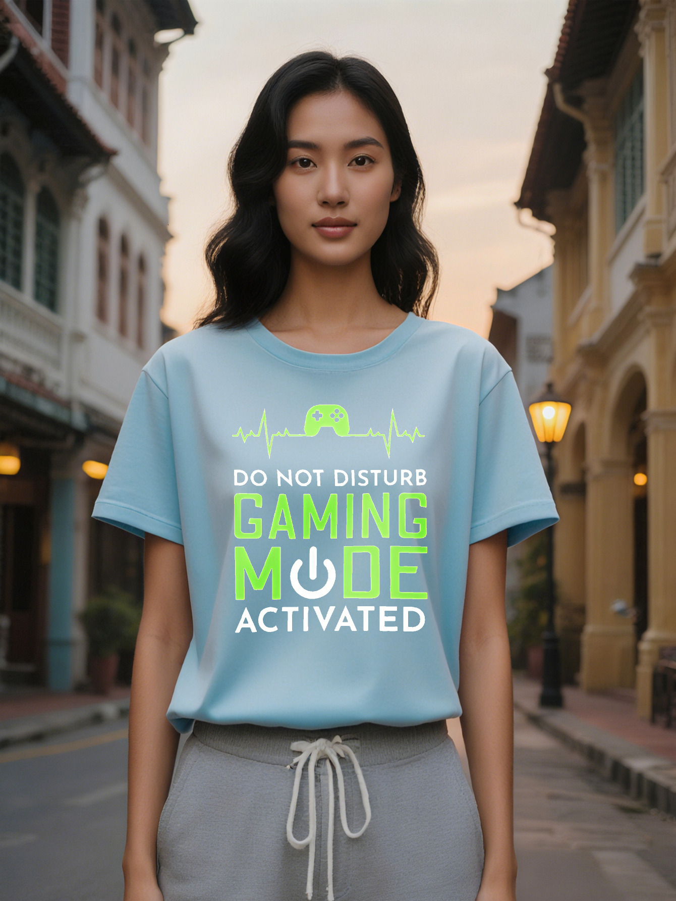 Large XL Women's Casual Short Sleeve T-Shirt Summer Perfect for Printing Plus Size