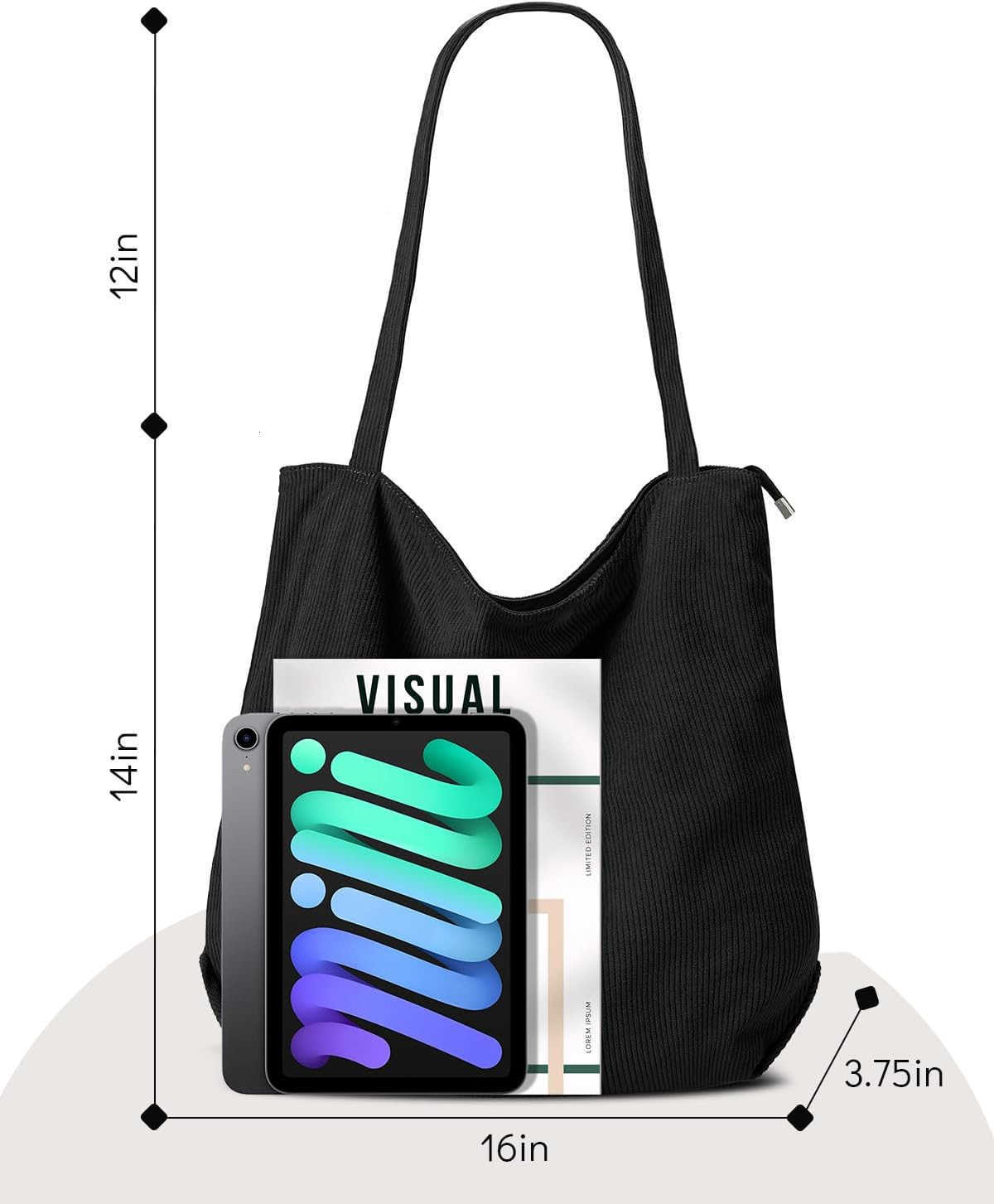 Tote Bag for WomenHobo HandBags with ZipperLarge Capacity Casual Shoulder Handbags with Inner PocketsW250904