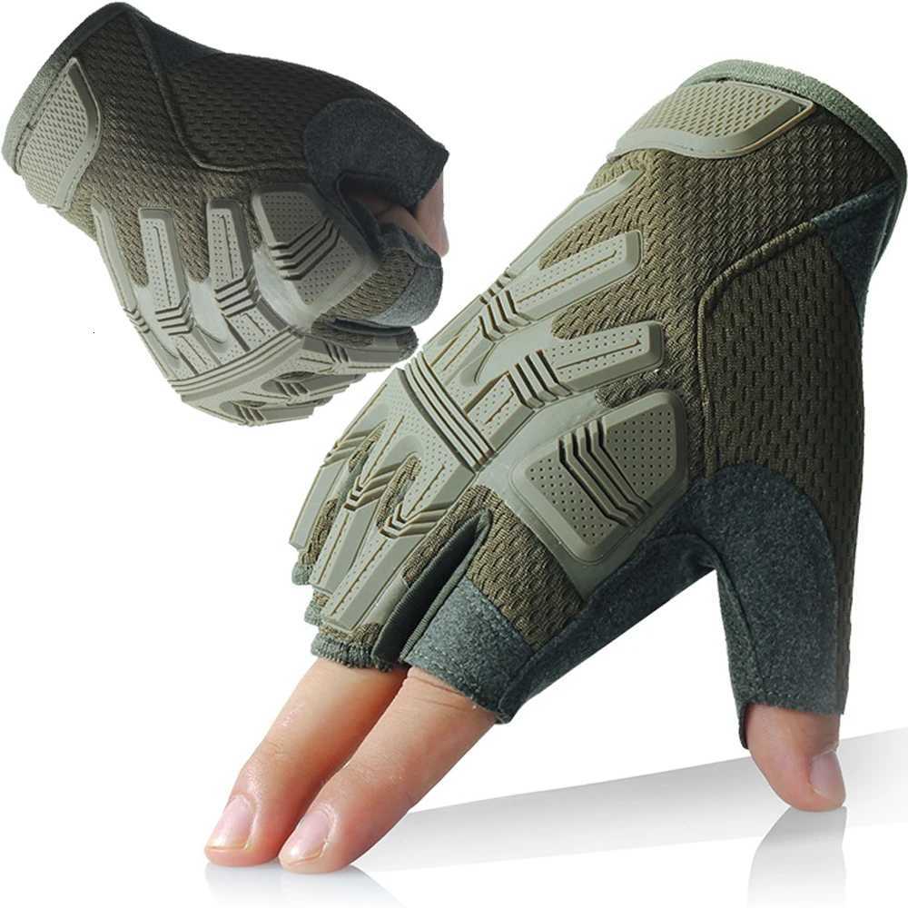 Special Forces Tactical Gloves Outdoor Mountain Climbing and Fitn Sports Half Finger Cycling Tactical Protection GlovesXJ250904