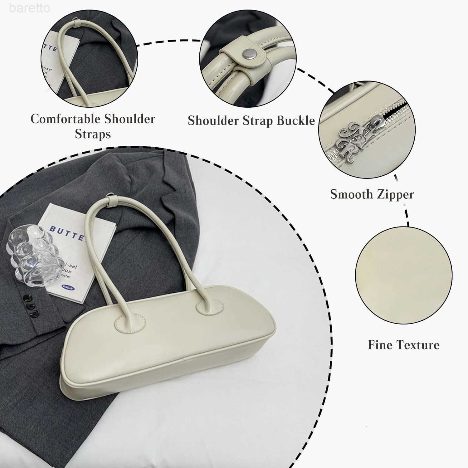 Small Handbag for Women PU Leather Shoulder Bag with Top Handle Waterproof Fashion Hobo Bag M250904