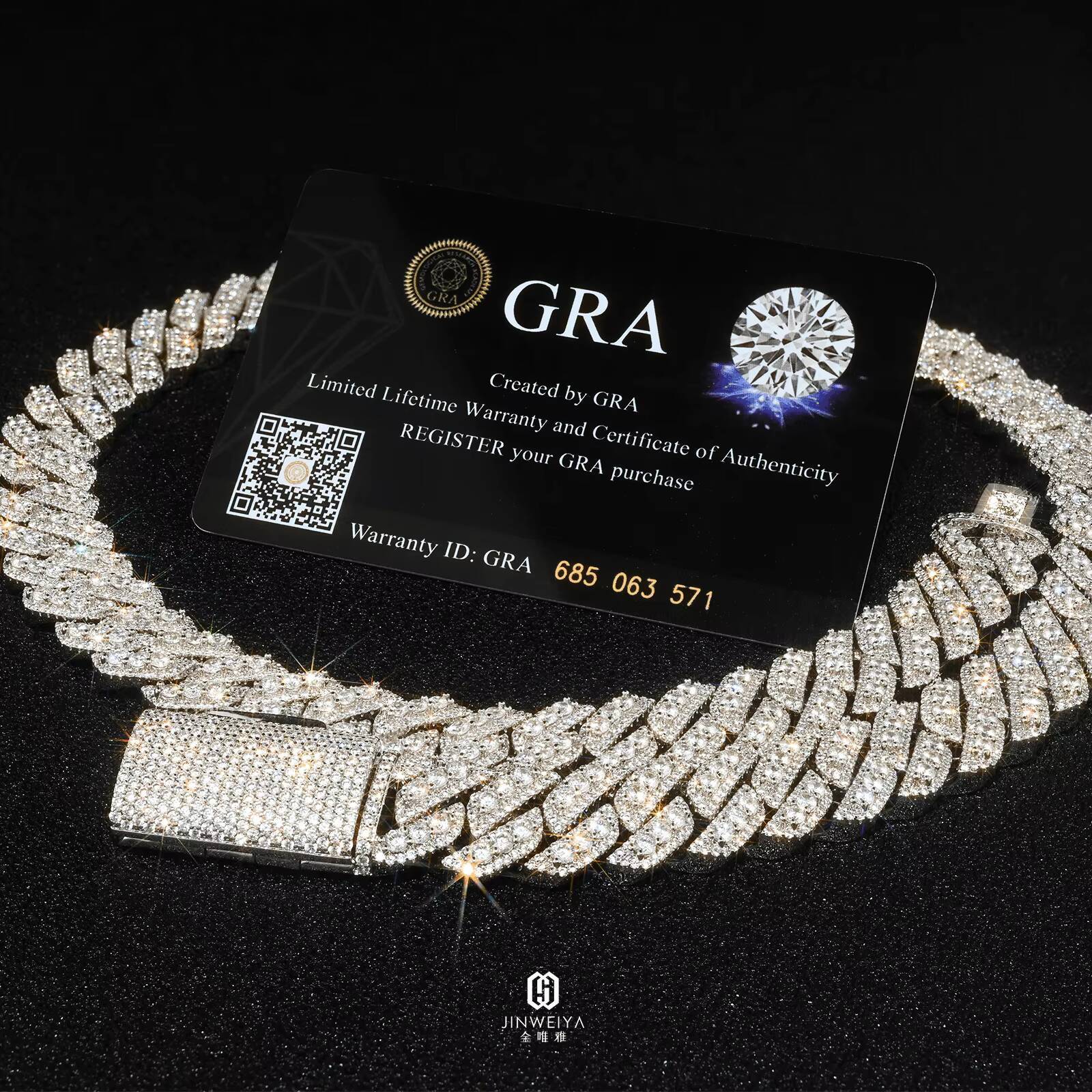 VVS Moissanite Pass Diamond Tester S925 Silver 15Mm Miami Cuban Chain Moissanite Gold Chain 22K Men