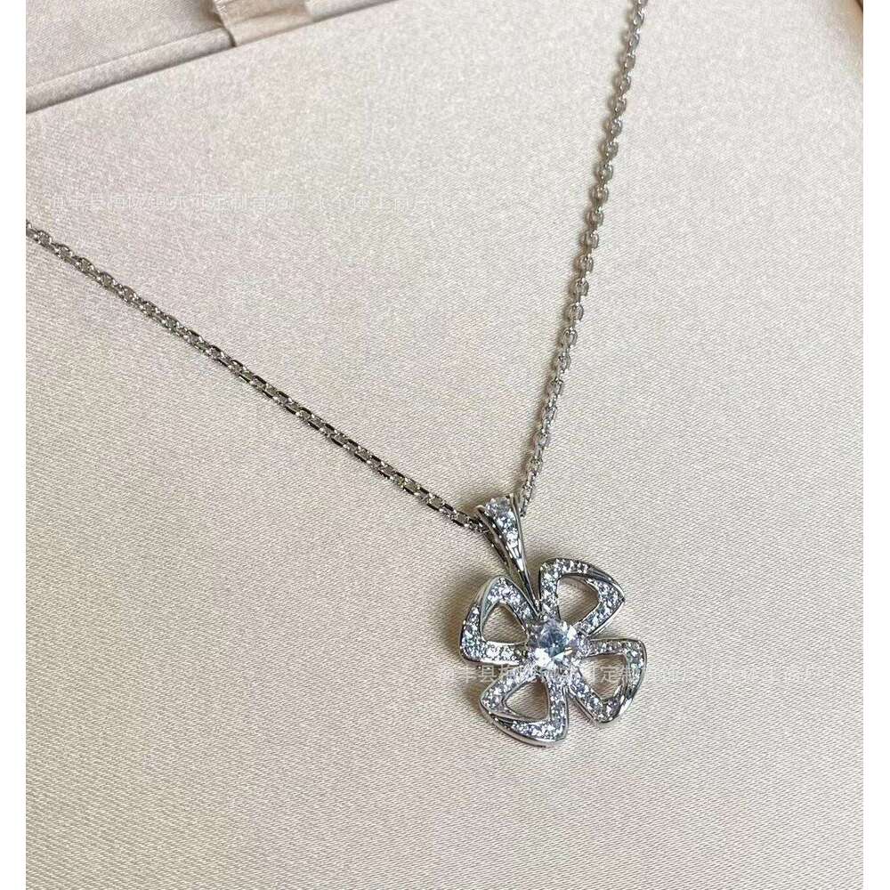 dhcollections 2025 Spring New Floral - inspired Jewelry Set 925 Silver Necklace & Earrings