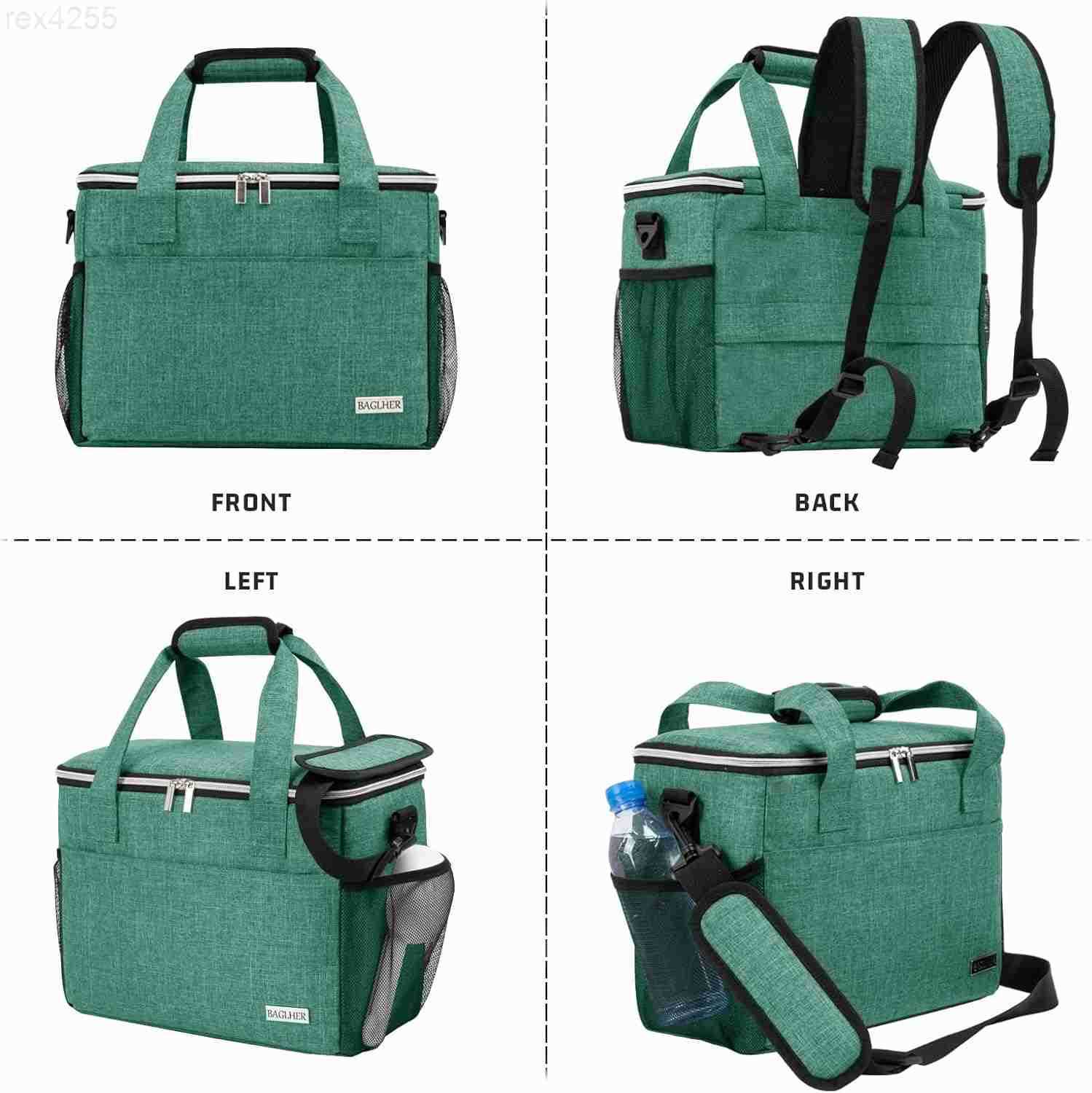 Dog Travel Bag for Supplies DoubleLayer Airline Approved Weekend Pet Travel Organizer Set for Dog and Cat Tote with 2 Pet Food Containers and 2 Collap