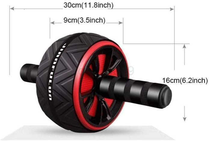 Ab Roller Wheel for Core Abdominal Workout Fitness Equipment for Men Women Home Gym Exercise Wheel with Knee Pad Strength Training Gear for Abs Core W