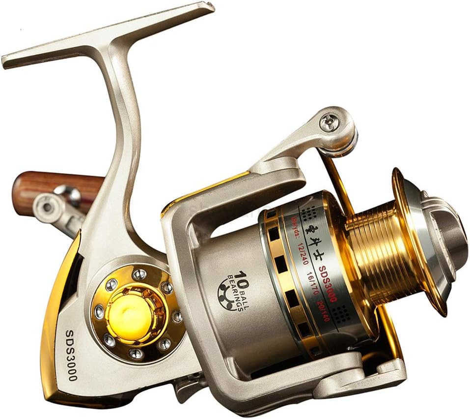 Spinning Fishing Reels for Saltwater Freshwater 1000 2000 3000 4000 5000 6000 Series Fishing Spool LeftRight Interchangeable Trout Carp Spinning Reel 