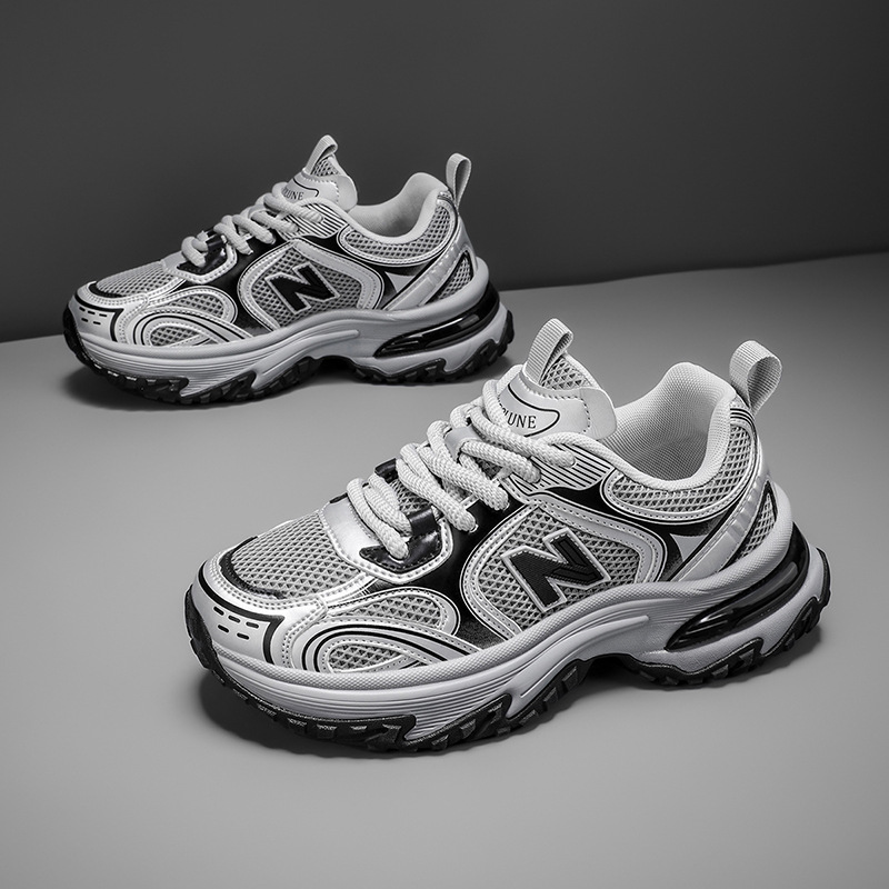 2025 breathable women's shoes dad shoes men's and women's couple running shoes breathable mesh sports shoes casual shoes