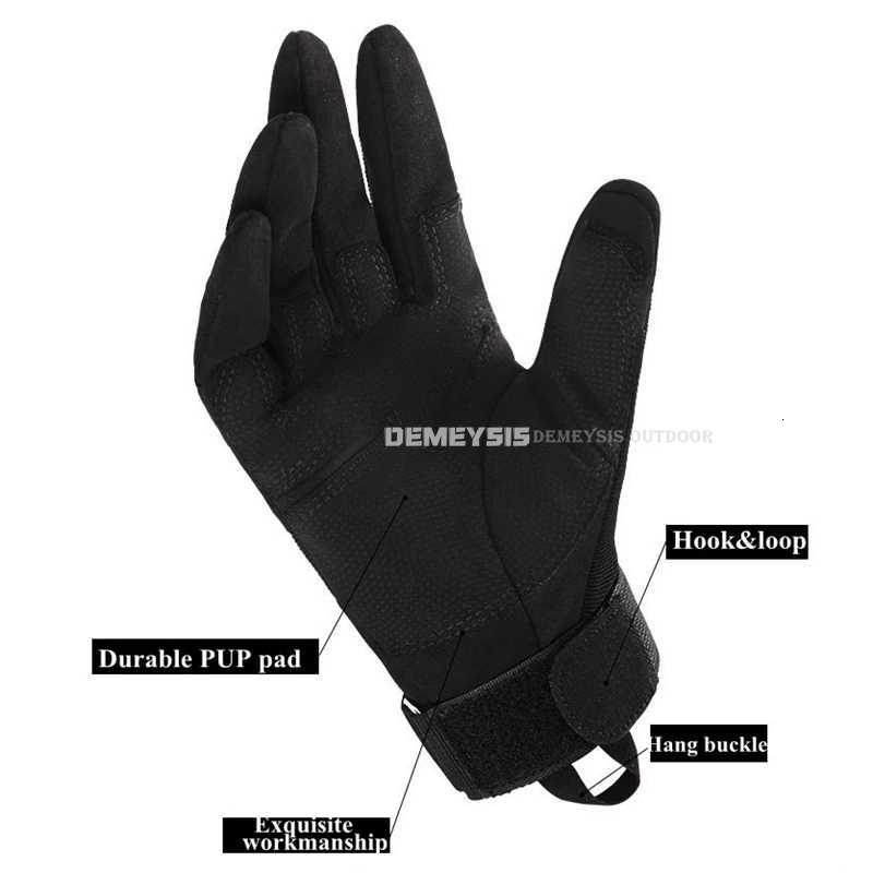 Tactical Full Finger Gloves Outdoor Sport Bicyc Antiskid Gloves Paintball Shooting Cycling Half Finger Glove Motorcyc GlovesXJ250904