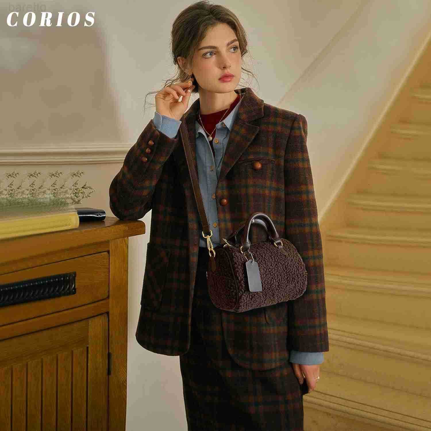 Lamb Wool Handbag for Women Soft Plush Shoulder Bag Fluffy Tote Bag Crossbody Bag Furry Top Handle Bag Boston Bag M250904