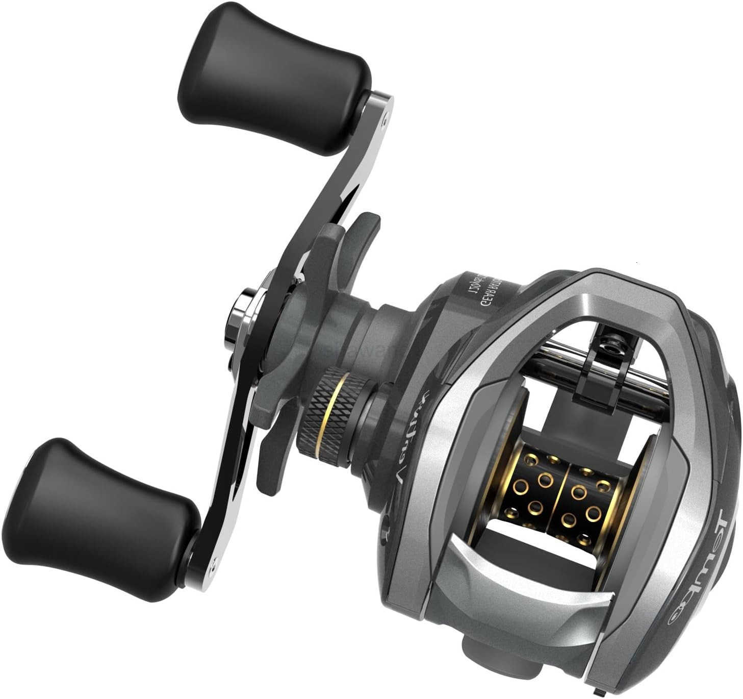 Baitcasting Reel New Vertix LP HighTech Innovative Fishing Reel 91 Ball Bearing20 lbs Carbon Fiber DragPowerful Durable Casting Reel with 661 Gear Rat