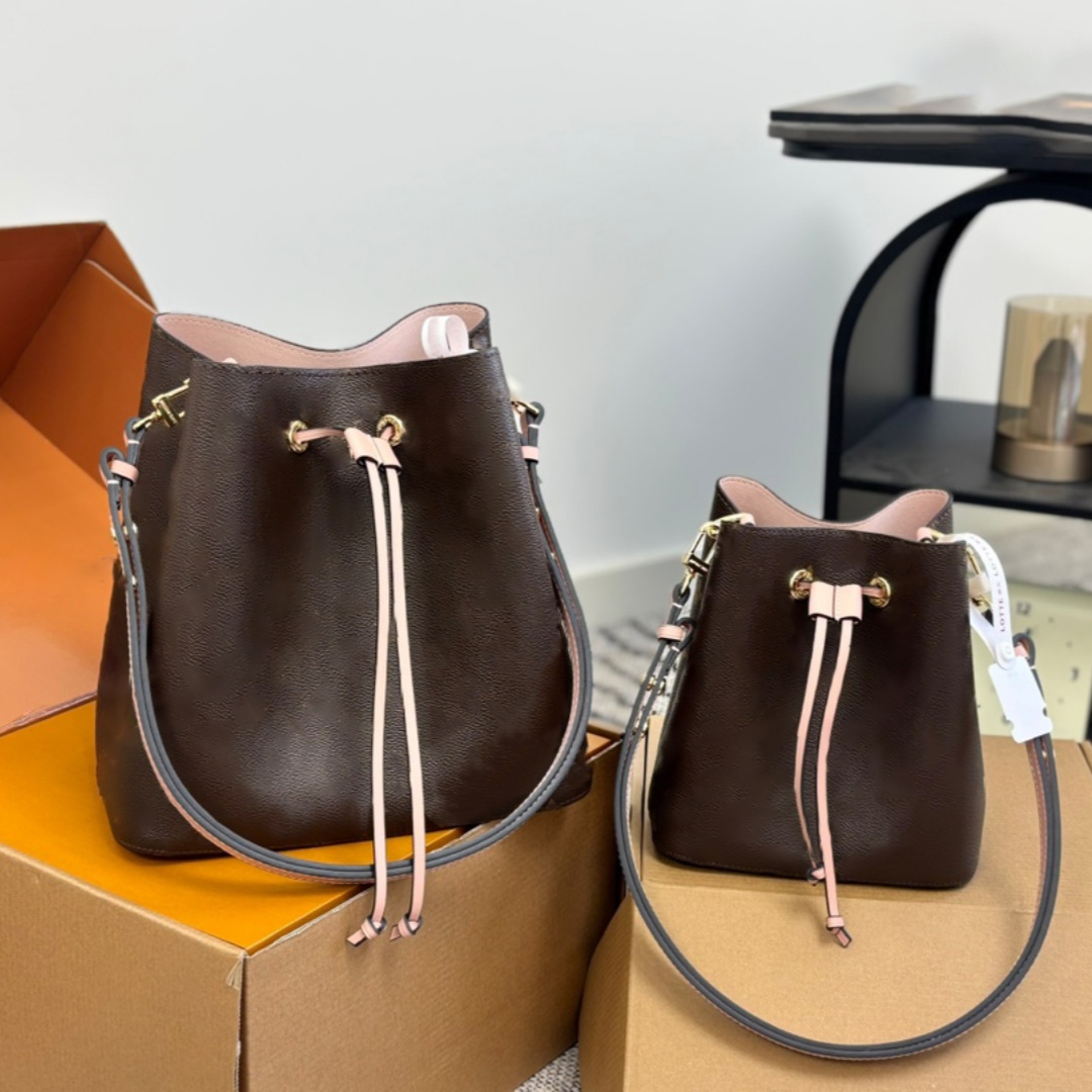 Luxury Designer Women Noe bucket Shoulder Bag Lady Leather Clutch Handbag Totes Crossbody pochette Wallet Messenger Top Quality Purse