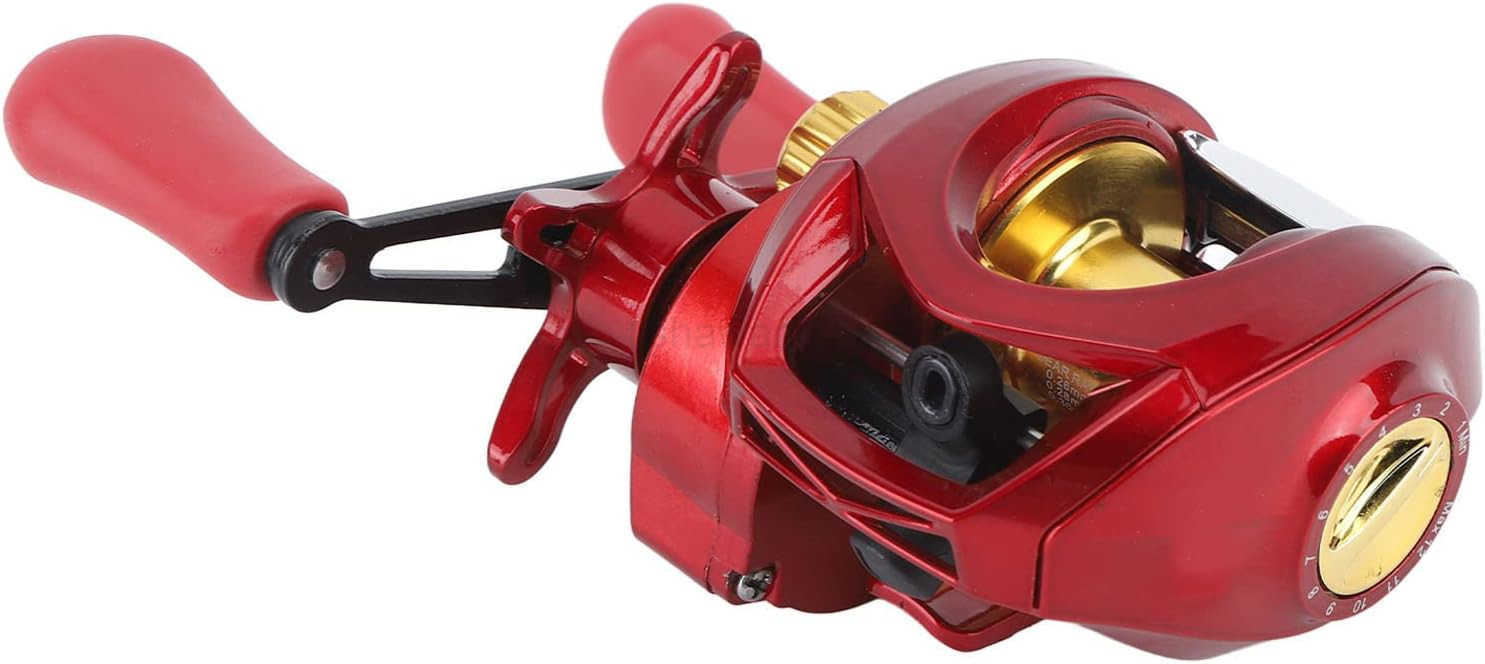 Baitcasting Wheel Smoothly Casting Retrieving Metal Fishing Reel for Sea Lake River W250904