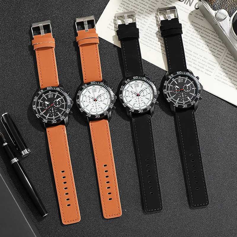Fashion Outdoor Sport Quartz Watch Men Mtifunctional Personality Round Watch Dial Luminous Business Quartz Wristwatches X250904