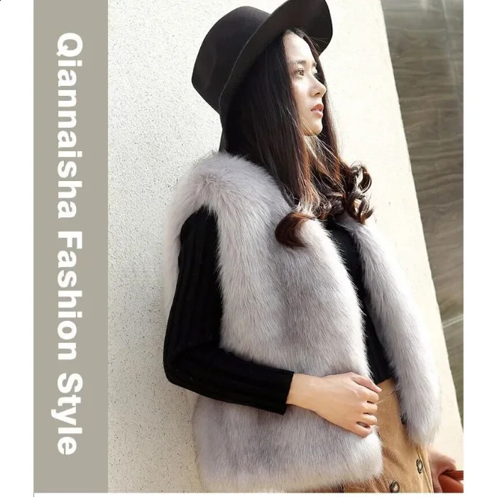 Womens Thickened Fur Vest Of The Season Cotton Sheepskin Fashionable Autumn Winter Style Versatile Water-Resistant 250823