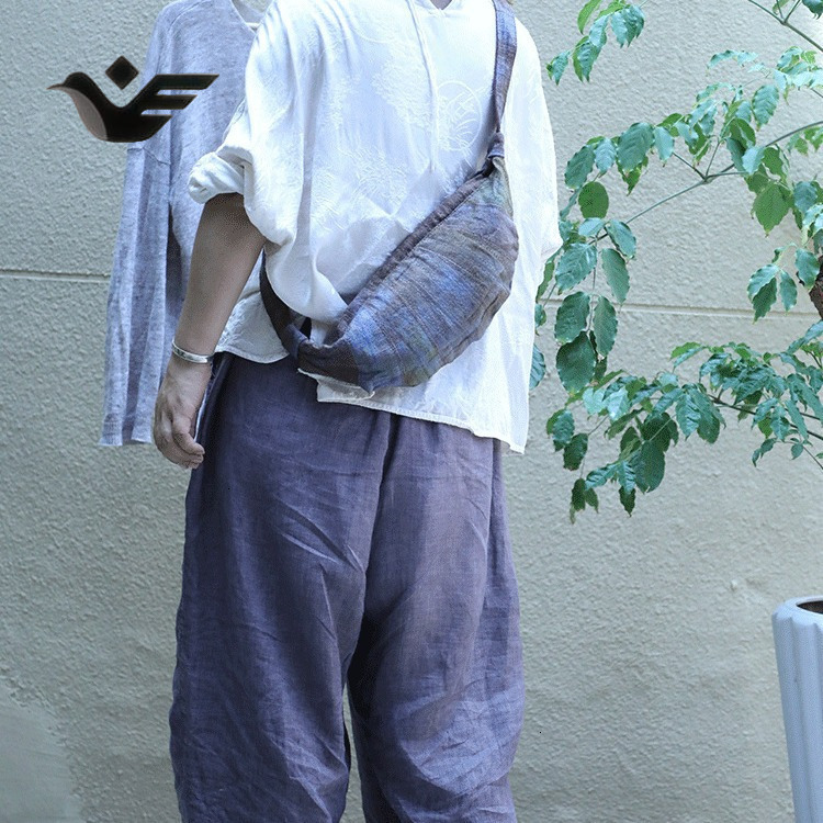 Feiyan Free Shipping New Designer Bag Luxury Shopping Bag Simple Artistic Dumpling Canvas Bag Niche Design Casual Underarm Handbag Waist Bag For Women