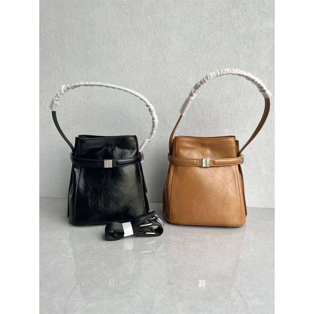 High Quali Cowhide Buet Faionable Handbag Single Oulder Crossbody Women's Bag Casual Simple Sle Leather Tote