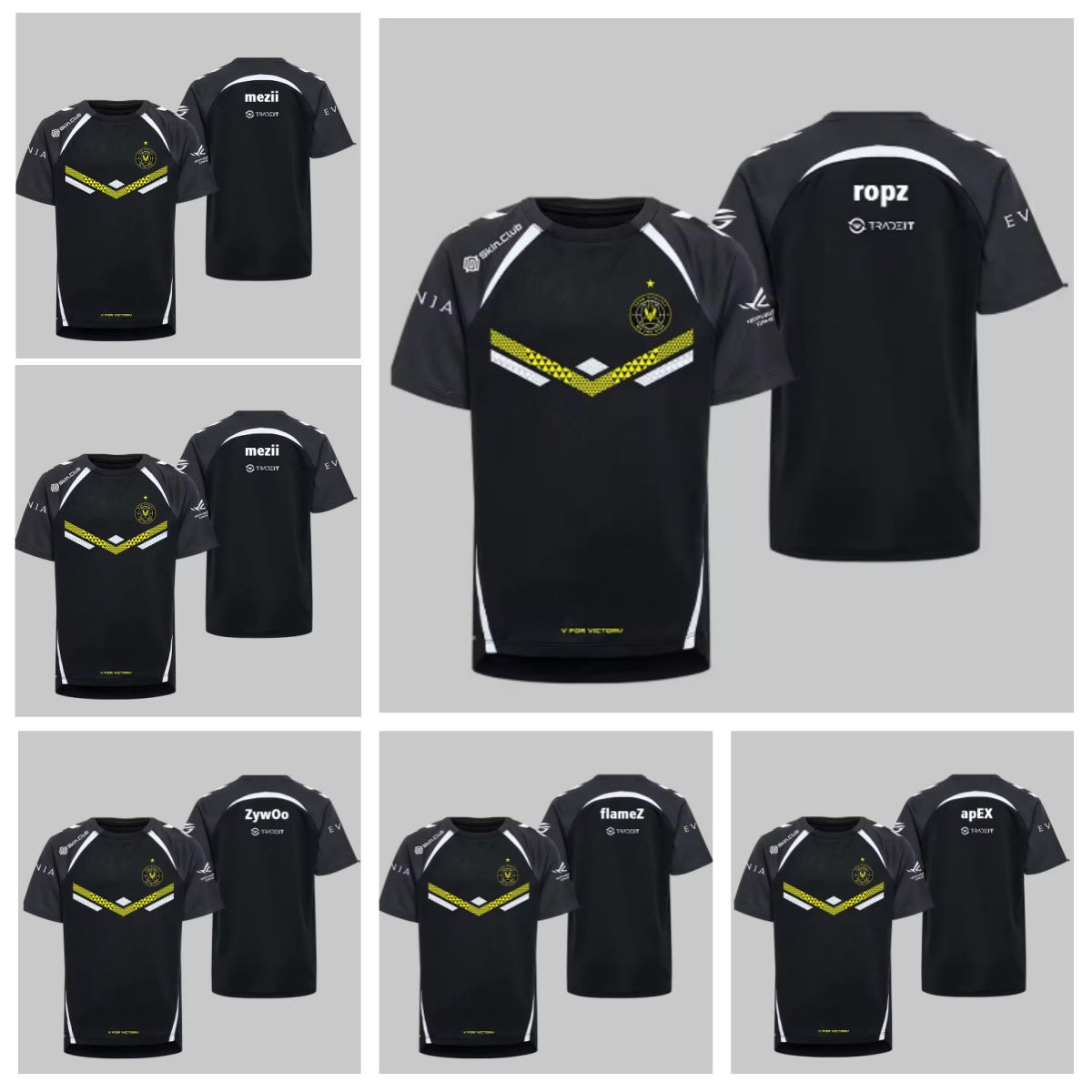 Athletic & Outdoor Apparel Team Vitality 2025 CS2 Esports CSGO Major Training Uniform Unisex Streetwear Oversized Tops VIT Fans Custom