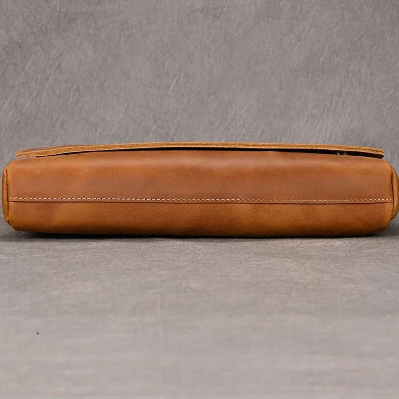 Fashion Crossbody Bags Men Women Genuine Leather Satchels Shoulder Bag Real Cow Leather Unisex Messenger Bag A4 Handbag