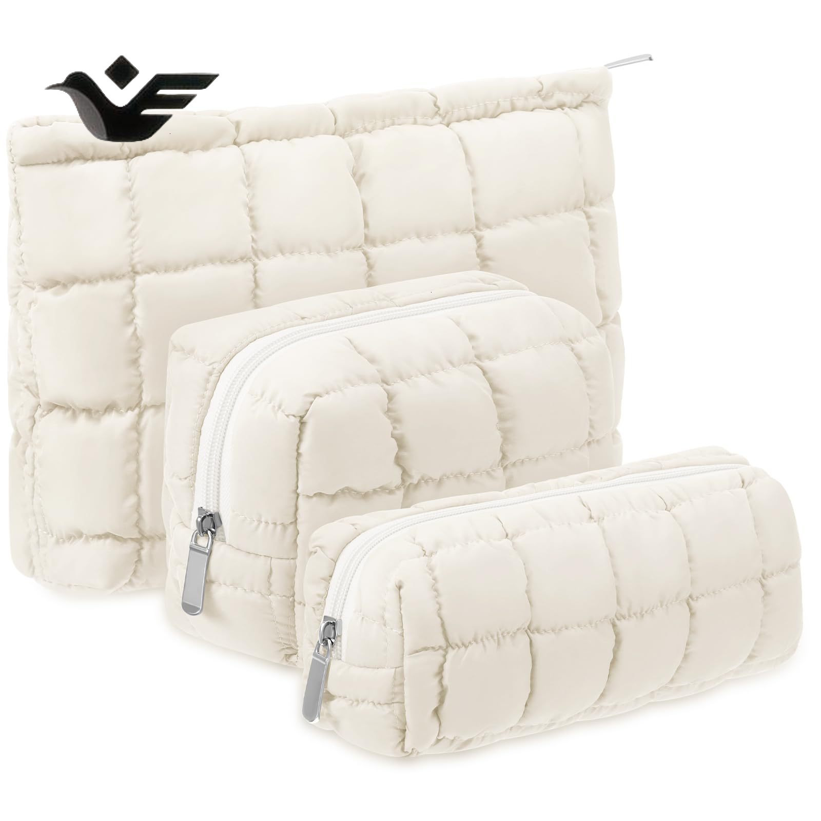 Feiyan Free Shipping New Designer Bag Luxury Shopping Bag Down Filled Cotton Cosmetic Bag Solid Color Clutch Bag Large Capacity Portable Storage Bag