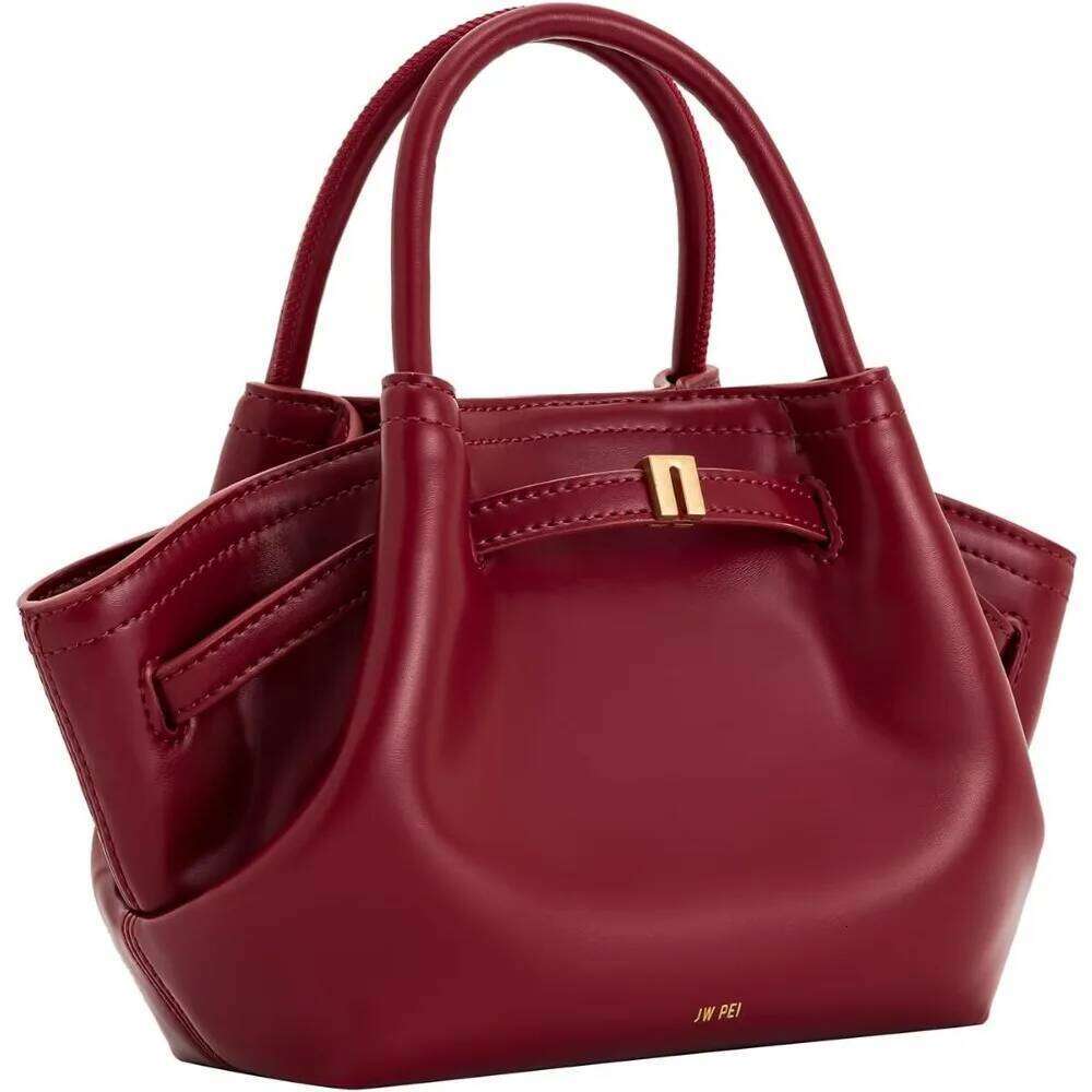 JW PEI Women's Hana Mini Faux Suede Tote Bag Claret