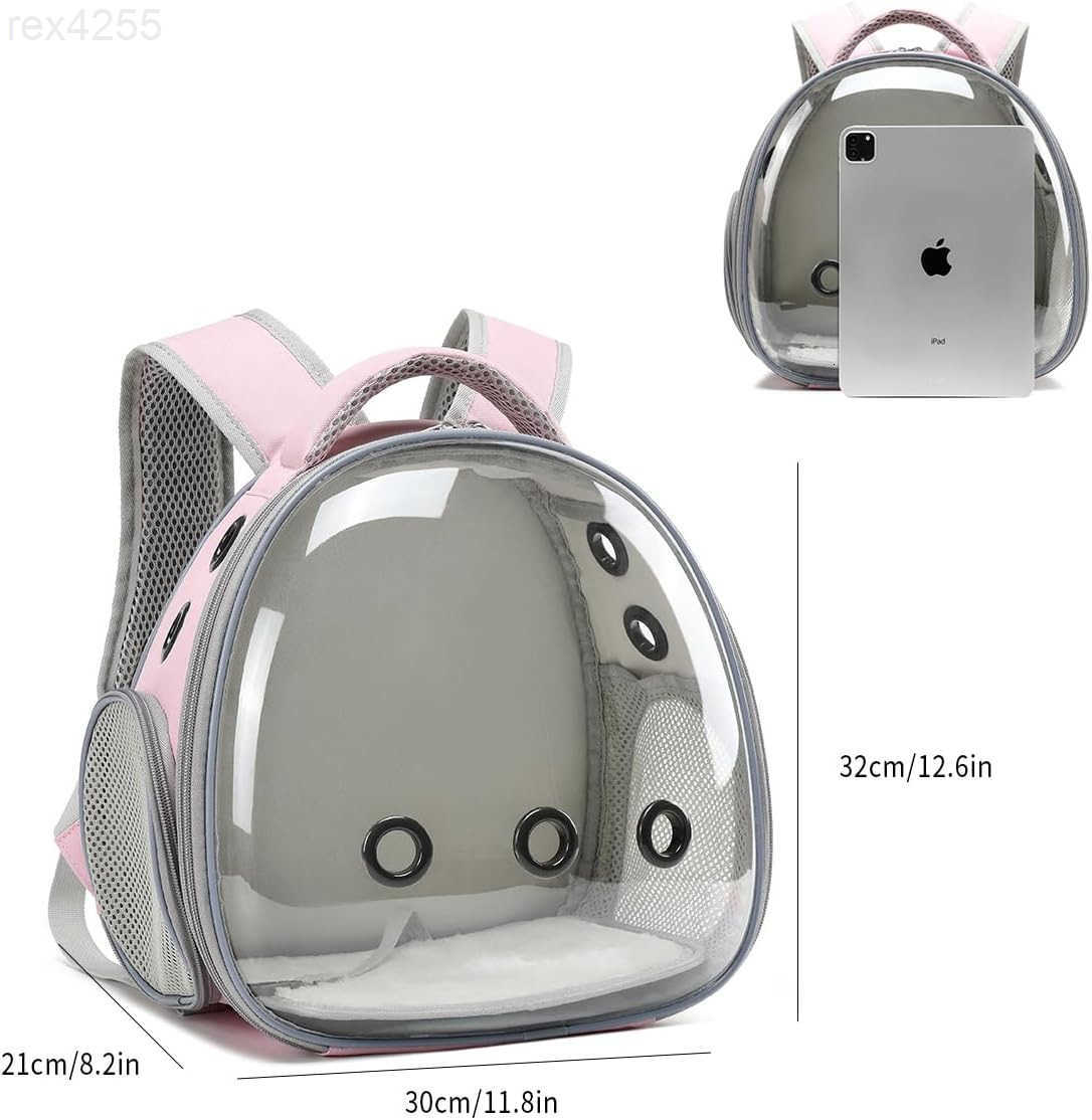 Backpack Carrier with Harness and Leash Set Small Animal Carrier Backpack Space Capsule Bubble Window Small Pet Carrier Backpack Airline ApprW250904