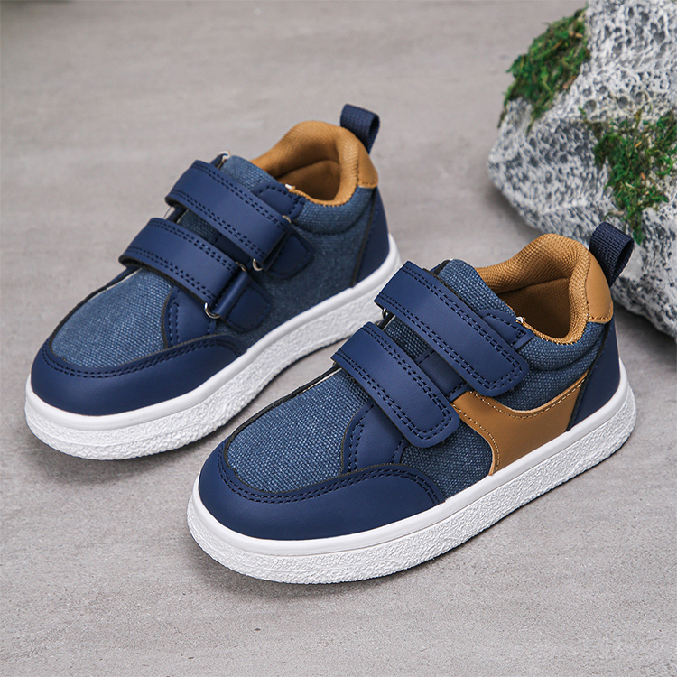 Spring and summer boys and girls soft-soled casual sneakers for primary school students, white sports shoes, comfortable and breathable