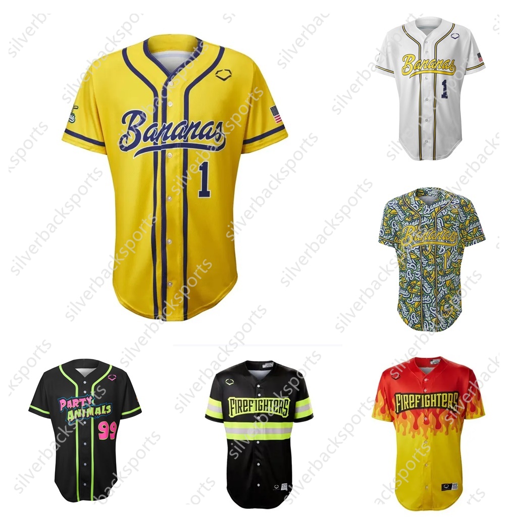Savannah Bananas K. Jackson 4 Baseball Jerseys Custom Baseball Jerseys Mens Womens Youth 000