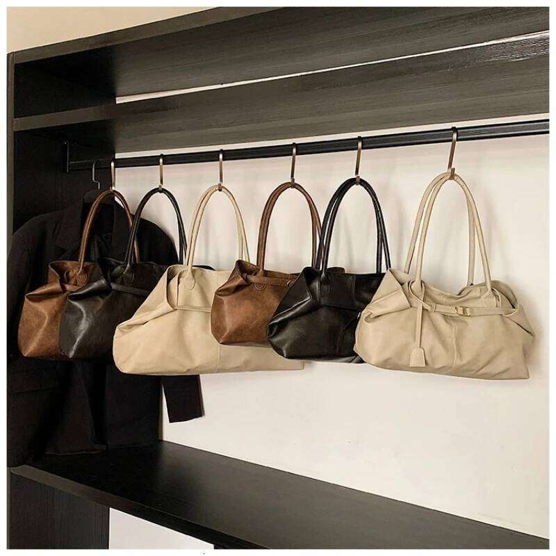 2025 Women's New Fashionable Top-Handle With Short Handle Women PU Leather Bag Large Capacity Brand Tote