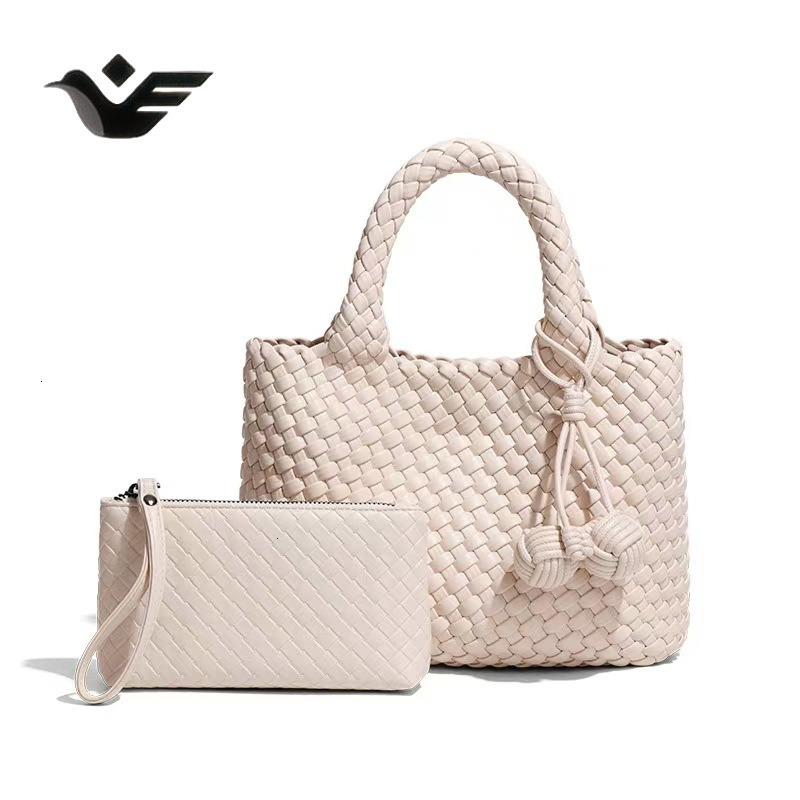 Feiyan Free Shipping New Designer Bag Luxury Shopping Bag Niche Woven Handbag For Women Leather Casual Shoulder Bag Versatile Handheld Small Tote Bag